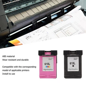 2x Colored Black 61XL Ink Cartridges Replacement For For 4500 For Deskj - Picture 1 of 22