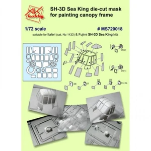 Dan Models MS720018 Scale 1:72 Painting Mask for Italeri SH-3D Sea King - Bild 1 von 10