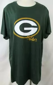 Green Bay Packers Women Plus Size 1X Short Sleeve Screened Logo T-shirt APAC 321 - Picture 1 of 7