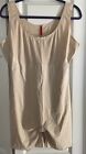 Spanx Trust Your Thinstincts Mid Thigh Bodysuit Shapewear Nude Smoothing Size 2X