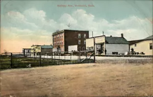 Kanada Humboldt, SK Railway Ave RR Eisenbahn Saskatchewan Postkarte - Bild 1 von 2