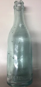 Seltene Fayetteville, TN blau gefärbt - Coca Cola gerade seitliche Unterseite beschädigter Mund - Bild 1 von 5