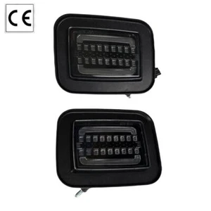 2pcs Front Corner Indicator Lights LED Turn Signal Lamps For 2003-2009 Hummer H2 - Picture 1 of 12
