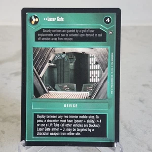 Star Wars CCG Laser Gate A New Hope Limited DARK SIDE Decipher SWCCG NM - Picture 1 of 3