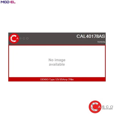 ALTERNATOR CAL40178AS FOR TOYOTA HILUX/VI/Pickup/MIGHTY/TIGER/VII/VIGO TACOMA - Image 1 of 4