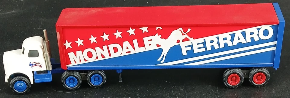 Winross Presidential Series 1984 Democrat Candidates Mondale/Ferraro  Semi Truck - Image 1 of 4