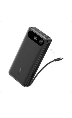 Anker Power Bank, A1383, 20,000mAh Portable with Built-in USB-C Cable, 87W - Bild 1 von 4