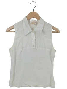 ESCADA Blusa Donna Top Taglia IT 42 bianco stile casual - Foto 1 di 5