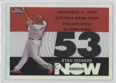 2007 Topps Chrome Generation Now Refractor /500 Ryan Howard #GN203 - Image 1 of 2