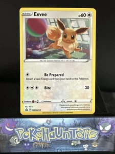 Pokemon Card Eevee SWSH212 Black Star Promo Sword & Shield Holo Rare L/P - Picture 1 of 3
