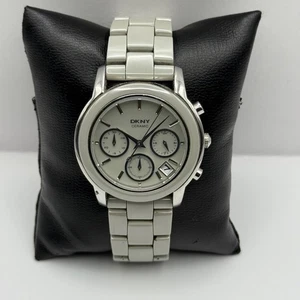 DKNY Keramik Chronograph Uhr Quarz Datum Zifferblatt 38mm NY-8506 Armband Unisex - Bild 1 von 15