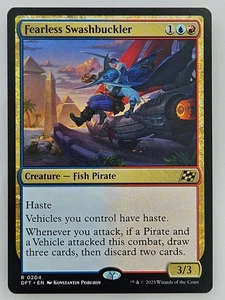 Magic The Gathering - 0204 Fearless Swashbuckler - Rare - Aetherdrift - Picture 1 of 5