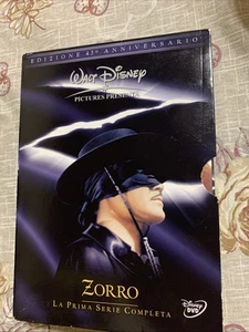 Zorro Box Walt Disney 45mo anniversario 6 dvd serie completa cofanetto - Foto 1 di 7