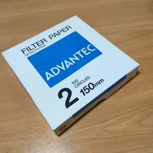 FILTER PAPER ADVANTEC 2 150mm 100CIRCLES - Picture 1 of 4