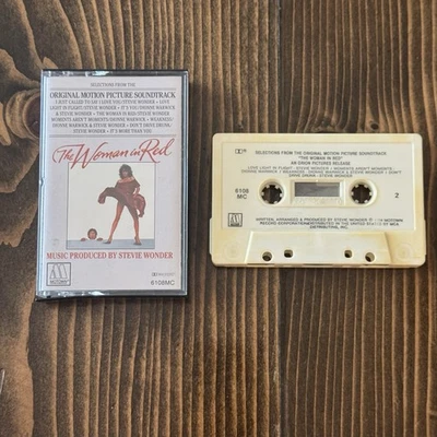 The Woman In Red Original Soundtrack (1984) Cassette Tape Motown Stevie Wonder - Image 1 of 2
