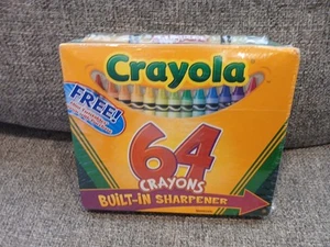 NEW SEALED NOS Box of Binney & Smith 64 Crayola Crayons Sharpener 2006 - Picture 1 of 7