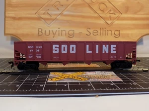 HO Mehano 50' 4-bay Hopper Soo Line 4708 NEVER USED (072318) - Picture 1 of 12
