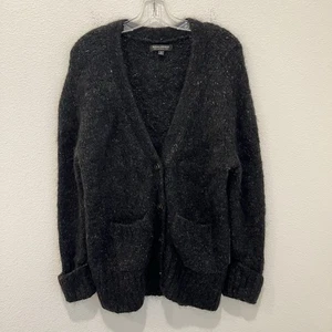 Banana Republic schwarze italienische Garn Strickjacke Pullover Damen Gr. S - Bild 1 von 12