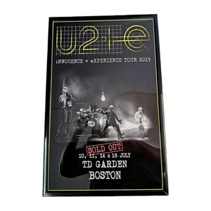 U2 2015 Boston Framed Concert Poster - Picture 1 of 2