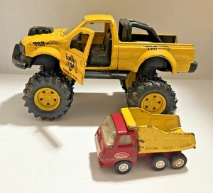 Tootsie Diecast Ford F-350 Fear No Evil Toy & 5" Tonka Small Dump Truck - Picture 1 of 10