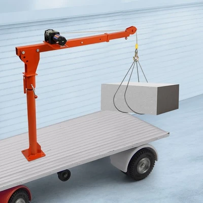 Монтируемый на грузовик кран-подъемник 1100 фунтов с электрической лебедкой кранами для пикапа 12 В - Изображение 1 из 4