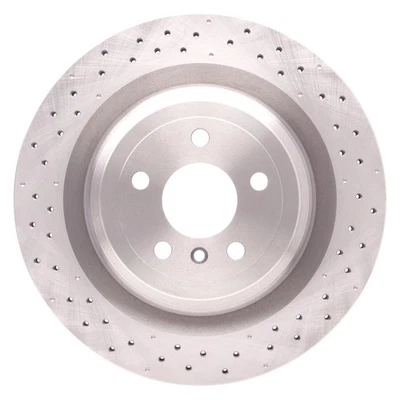 For Mercedes-Benz GL450 2013 DFC 620-63149 Premium Drilled Rear Brake Rotor Foto 1 de 4