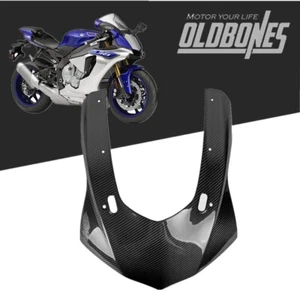For Yamaha R1 2015-2018 Carbon Fiber Front Upper Nose Headlight Cover Fairing - Bild 1 von 8