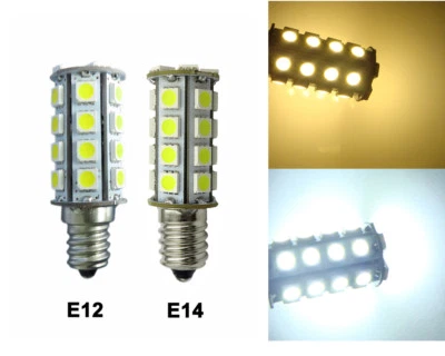 E12(Candelabra)/E14 LED Light 30-5050 SMD LED Bulb AC12V DC12~24V Equivalent 50W - Image 1 of 4
