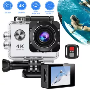 WiFi 4K HD 1080P Action Sport Waterproof Camera 20MP Recorder Camcorder DVR DV - Picture 1 of 12