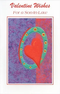 Tarjeta de deseos del día de san valentín para yerno por saludos populares + sobre - Imagen 1 de 4