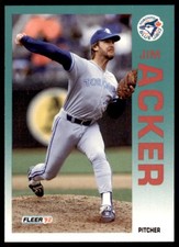 1992 Fleer Jim Acker Baseball Cards #322