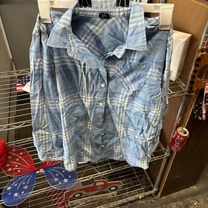 Art Class Girls L (10/12) Flannel Button Up Long Sleeve Shirt 10/27 - Picture 1 of 4