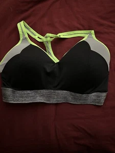 Mixed Pattern Padded Sports Bra - Picture 1 of 5
