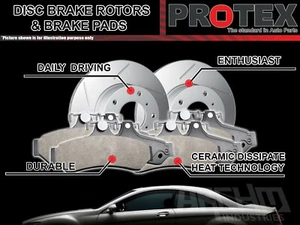 Protex Front Brake Rotors & Ultra Pads suits Mercedes Benz B200 Cdi W246 1.6 1.8 - Picture 1 of 2