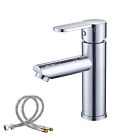 Modern Waterfall Bathroom Tap Basin Sink Mono Mixer Chrome Faucet Washroom