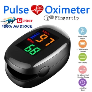 Rate Professional Pulse Finger Oxygen Blood Heart Saturation Monitor Oximeter - Picture 1 of 12