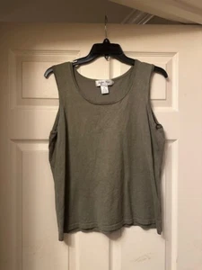 Judith Hart ärmelloses grünes Shell Top, Gr. XL, super Zustand - Bild 1 von 2