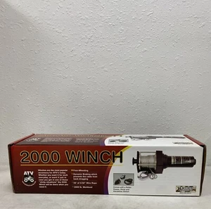 Winch Kit 2000 lb With Switch Relay And Roller 50Ft Cable 75-4020 St#C34 - Picture 1 of 8