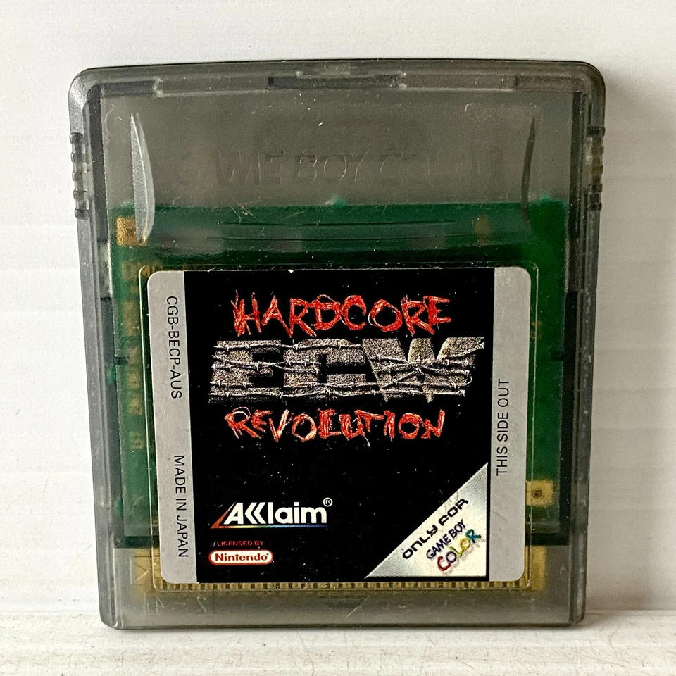 ECW Hardcore Revolution - Nintendo Game Boy Color - Tested & Working - Image 1 of 2