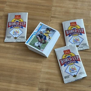 1994 Upper Deck McDonald's World Cup Swiss Edition kompletny zestaw Piłka nożna Rzadkie karty - Zdjęcie 1 z 10