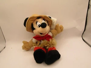 Disney Bean Bag Plush - FRONTIERLAND Mickey, Daisey & Goofy -Disneyland- W Tags - Picture 1 of 15