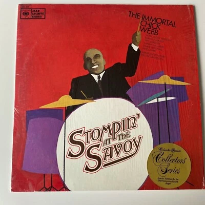 The Immortal Chick Webb LP Stompin' At The Savoy VG+ Shrink CBS JCL 2639 Jazz - Image 1 of 2