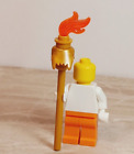 Torche crâne LEGO OR grand bâton flamme néon tête de papa 2015 tête unique rétrécie