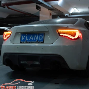 Luces traseras LED GTS para Toyota 86 Subaru BRZ Scion FR-S 2013-2020 lente roja L+R - Imagen 1 de 17