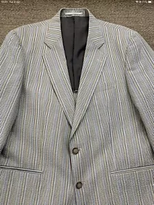 Chaqueta Blazer Brook Taverner 42 a Rayas Seersucker Para Hombre En Muy Muy En Muy Muy Bien En Estado - Imagen 1 de 12