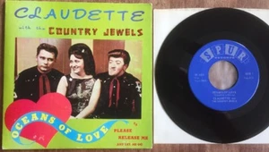 RARE Rockabilly 45 rpm BILLY O’BOIE & CLAUDETTE LE 5 w/ COUNTRY JEWELS 1960 - Foto 1 di 5