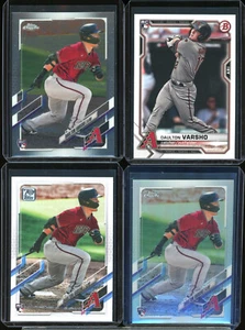 2021 Topps DAULTON VARSHO RC w/refractor — ALL 4 ROOKIES - Picture 1 of 2
