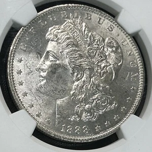 1888 O MORGAN SILVER DOLLAR $1 BRILLIANT UNCIRCULATED NGC 178 - Picture 1 of 6