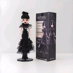 Wednesday Addams Pretty Doll Model Toy Figure Gift Addams Family Xmas New Box - Picture 1 of 9
