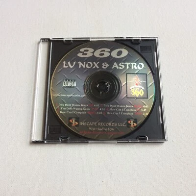 Lu Nox & Astro Infinite 360 CDr RARE Underground Hip Hop Conscious (SOUND CLIP) - Image 1 of 3